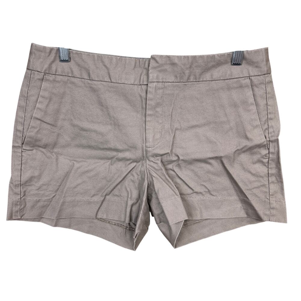Banana Republic Womens Shorts Brown Chino Hampton Fit Cotton Stretch 8